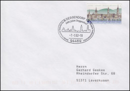 2244 Deggendorf EF FDC ESSt Deggendorf 1000. Jahrestag & Panorama 7.3.2002 - Sonstige & Ohne Zuordnung