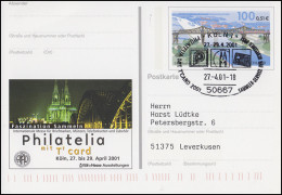 PSo 76 Philatelia Köln Eisenbahnbrücke Rendsburg SSt Köln Messe-Symbole 274.2001 - Autres & Non Classés