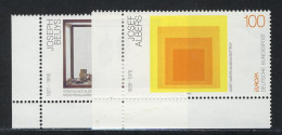 1673-1674 Europa Kunst 1993, Ecke U.l. Satz ** - Unused Stamps