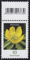 3314 Blume 10 Cent 500er Große Nr., Mit Codierfeld ** - Rollenmarken