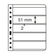 Kunststoffhüllen 5C VARIO: 5er-Einteilung, Klar, 5er-Pack - Alben Leer