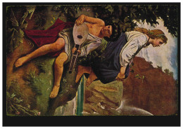 Künstler-AK Anselm Feuerbach: Ricordo Di Tivoli, Schackgalerie, Ungebraucht - Ohne Zuordnung