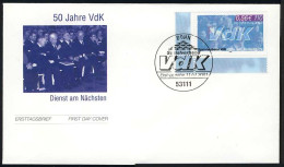 2160 Dienst Am Nächsten VdK FDC Bonn - Briefe U. Dokumente