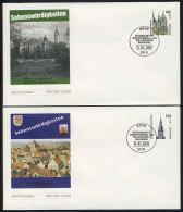 2156-2157 SWK Schwerin Und Greifswald 2001 FDC ESSt Bonn - Covers & Documents