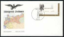2162 Preußen, FDC Bonn - Briefe U. Dokumente