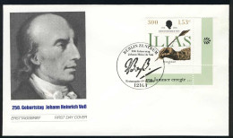 2170 Johann Heinrich Voß NASSKLEBEND FDC Berlin - Storia Postale
