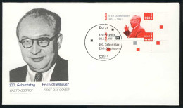 2174 Erich Ollenhauer FDC Bonn - Covers & Documents