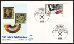 1479 - 150 Jahre Briefmarken, Ecke FN 1 Auf FIDACOS-FDC ESSt - Storia Postale