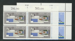 1321-1322 Europa Architektur 1987, E-Vbl O.r. Satz ** - Unused Stamps