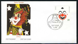 2252 Europa/CEPT Zirkus Clown 2002 FDC Bonn - Covers & Documents