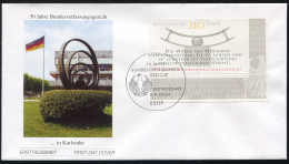 2214 Bundesverfassungsgericht FDC Bonn - Briefe U. Dokumente