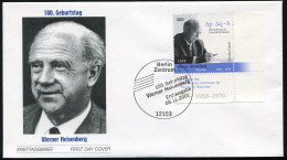 2228 Werner Heisenberg FDC Berlin - Briefe U. Dokumente