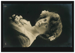 Mode-AK Frauenbildnis Mit Rosen Im Haar, DÜREN (RHEINLAND) 1 F 5.6.1912 - Moda