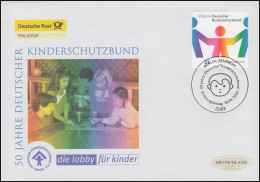 2333 Deutscher Kinderschutzbund, Schmuck-FDC Deutschland Exklusiv - Brieven En Documenten