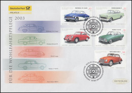 2362-2366 Oldtimer Automobile, Satz Auf Schmuck-FDC Deutschland Exklusiv - Cartas & Documentos