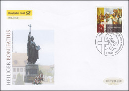 2401 Heiliger Bonifatius, Schmuck-FDC Deutschland Exklusiv - Covers & Documents