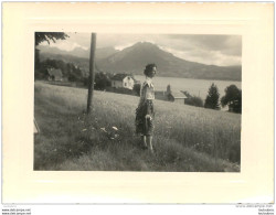 PHOTO  EN BORDURE DU LAC D'ANNECY VERS TALLOIRES   FORMAT  10.50  X 8 CM - Lugares