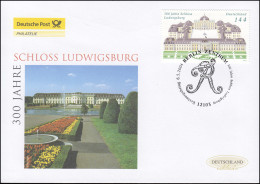2398 Jubiläum 300 Jahre Schloss Ludwigsburg, Schmuck-FDC Deutschland Exklusiv - Covers & Documents