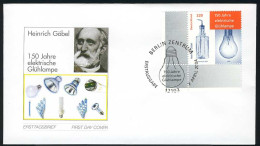 2395 Glühlampe Heinrich Göbel FDC Berlin - Cartas & Documentos