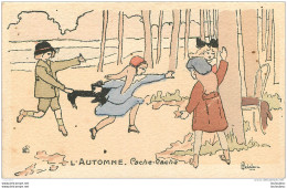 ILLUSTRATEUR  DELALAIN   L'AUTOMNE CACHE CACHE - Autres & Non Classés