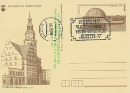 Poland Overprint Cp 663.01 Olsztyn.03: Polish - Czechoslovakian Exhibition 1977 - Interi Postali