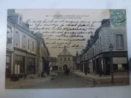 CPA Oucques La Joyeuse Grande Rue Et Hôtel De Ville 41 Loir Et Cher - Otros & Sin Clasificación