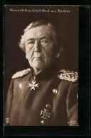 AK Generalfeldmarschall Graf Von Haeseler In Uniform Mit Eisernem Kreuz  - Weltkrieg 1914-18