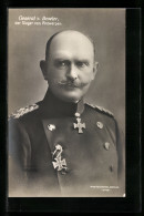 AK Portrait General Von Beseler In Uniform, Sieger Von Antwerpen  - Oorlog 1914-18