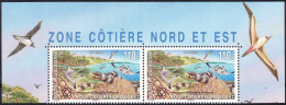 Nouvelle Calédonie 2014  - Les Lagons - Serpent, Requin, Raie, Oiseau - Paire HDF Avec Texte - YT 1214 Neuf ** - Unused Stamps