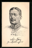 AK Generalfeldmarschall Von Der Goltz Mit Pour Le Merite  - War 1914-18