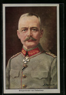 AK Heerführer Generalstabschef Von Falkenhayn, Uniform-Portrait  - War 1914-18