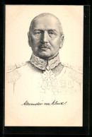 AK Heerführer Alexander Von Kluck, Portrait In Uniform  - Weltkrieg 1914-18