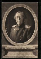 AK Generalfeldmarschall Von Haeseler In Uniform Mit Abzeichen Und Orden  - War 1914-18
