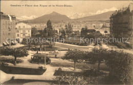 12473105 Geneve GE Place Des Alpes Et Le Mont Blanc Geneve - Autres & Non Classés