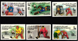 Mauretanien 660-665 Postfrisch Olympiade Lake Placid 1980 #HR767 - Mauritania (1960-...)