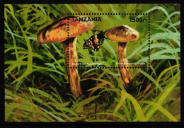 Tansania Block 415 Postfrisch Pilze #HR865 - Tanzania (1964-...)