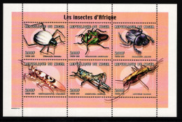 Niger 1813-1818 Postfrisch Kleinbogen / Schmetterling #IH030 - Niger (1960-...)