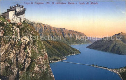 12471235 Lugano TI Monte Salvatore Kulm Und Ponte Di Melide Lugano - Other & Unclassified