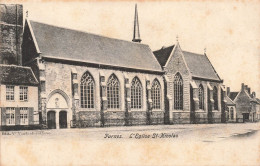 BELGIQUE - Furnes - Vue Sur L'église Saint Nicolas - Carte Postale Ancienne - Other & Unclassified