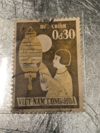 SOUTH VIETNAM Stamps(1957-TRUNG THU-0d30) PRINT ERROR(ASKEW Color)1 STAMPS-vyre Rare - Viêt-Nam