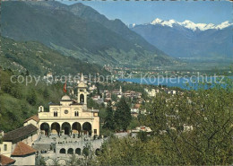 12467155 Madonna Del Sasso Wallfahrtskirche Lago Maggiore Alpenpanorama Madonna  - Sonstige & Ohne Zuordnung