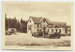 HAUT RHIN CARTE HOTEL RESTAURANT DU COL DU BONHOMME 1938 - Andere & Zonder Classificatie