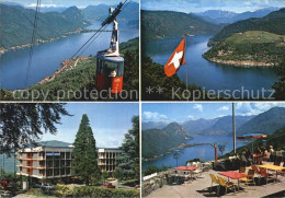 12466375 Serpiano TI Albergo Ristorante Funivia Terrasse Seilbahn Lugano - Sonstige & Ohne Zuordnung