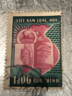 SOUTH VIETNAM Stamps(1957-HIEN PHAP-1d00) PRINT ERROR(ASKEW )1 STAMPS-vyre Rare - Viêt-Nam