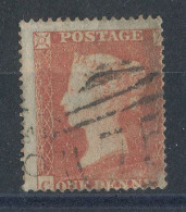 GB   N°8 Victoria 1p Rouge De 1854-55 - Dentelé 16 - Usados
