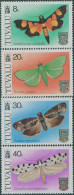 Tuvalu 1980 SG149-152 Moths Set MLH - Tuvalu