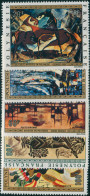French Polynesia 1972 Sc#C89-C93,SG160-164 Painting Set MNH - Andere & Zonder Classificatie