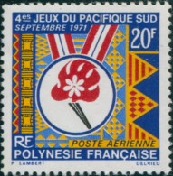 French Polynesia 1971 Sc#C68,SG127 20f South Pacific Games MNH - Sonstige & Ohne Zuordnung