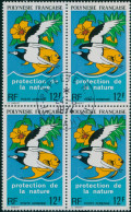 French Polynesia 1974 Sc#C105,SG186 12f Protection Of Nature Block FU - Altri & Non Classificati