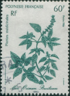 French Polynesia 1986 Sc#451,SG494 60f Medicinal Plant FU - Sonstige & Ohne Zuordnung